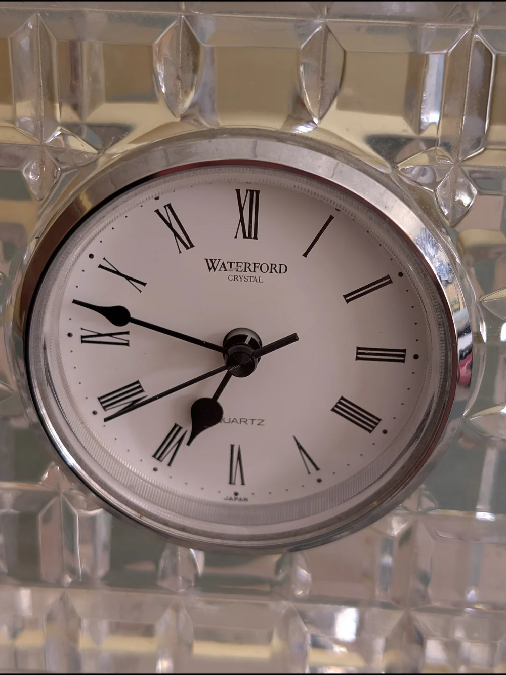 Waterford Crystal Quartz Desk Clock